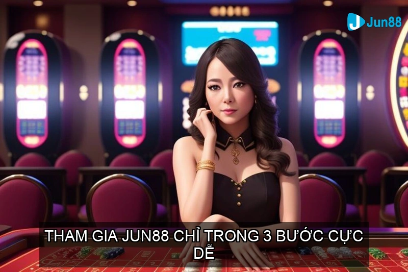 Tham gia JUN88 chỉ trong 3 bước cực dễ